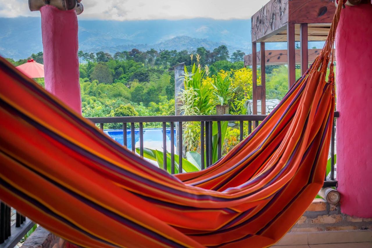 Hotel Campestre Solar De La Luna Albania  エクステリア 写真